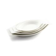 Porceletta Ivory Porcelain Banana Plate - Al Makaan Store