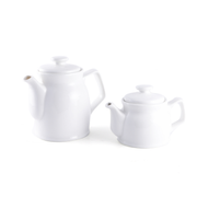 Porceletta Ivory Porcelain Old Fashioned Tea Pot - Al Makaan Store
