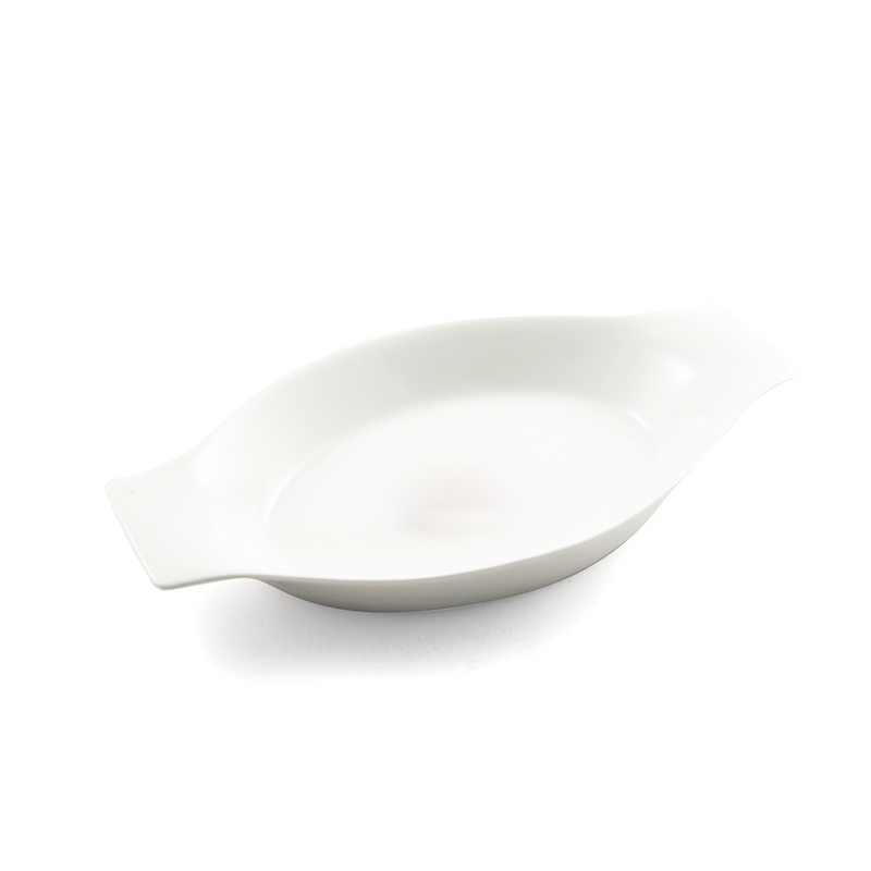Porceletta Ivory Porcelain Banana Plate - Al Makaan Store