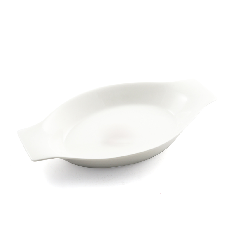 Porceletta Ivory Porcelain Banana Plate - Al Makaan Store