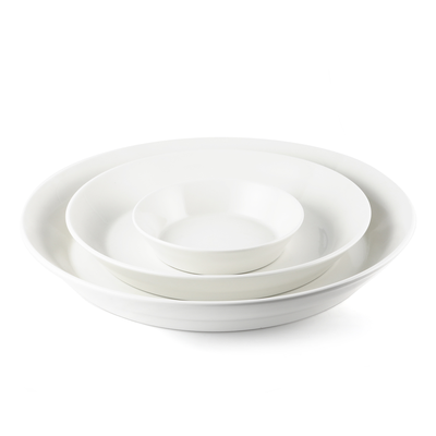 Porceletta Ivory Porcelain Round Insert Platter - Al Makaan Store