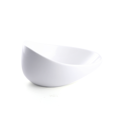 Porceletta Ivory Porcelain Round Slide Bowl 17 cm - Al Makaan Store