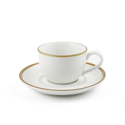 Porceletta Mocha Porcelain Coffee Cup & Saucer - Al Makaan Store