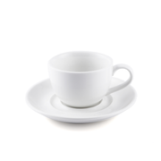Porceletta Ivory Porcelain Cup & Saucer - Al Makaan Store