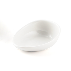 Porceletta Ivory Porcelain Small Slide Bowl - Al Makaan Store