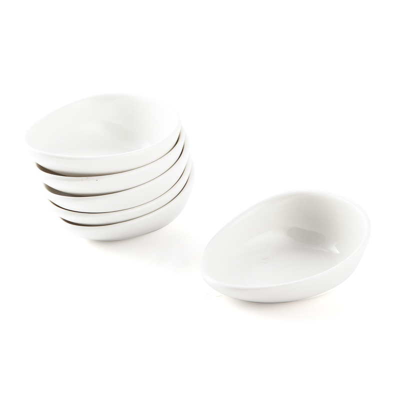 Porceletta Ivory Porcelain Small Slide Bowl - Al Makaan Store
