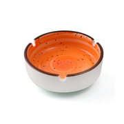 Porceletta Color Glaze Porcelain Round Ashtray - Al Makaan Store