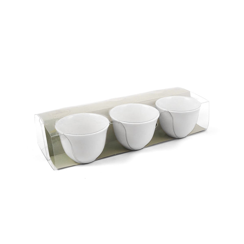 Porceletta 6 Piece Ivory Cawa Cup Set 80 ml - Al Makaan Store