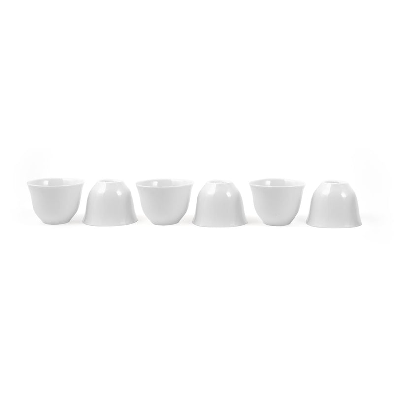 Porceletta 6 Piece Ivory Cawa Cup Set 80 ml - Al Makaan Store