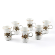 Porceletta Ivory Belly Tea Cup Set D02 - Al Makaan Store