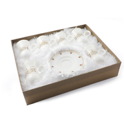 Porceletta Ivory Belly Tea Cup & saucer Set D02 - Al Makaan Store