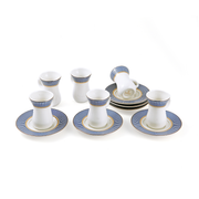 Porceletta Ivory Belly Tea Cup & saucer Set D07 - Al Makaan Store