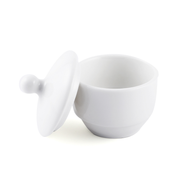 Porceletta Ivory Porcelain Jar with Lid - Al Makaan Store