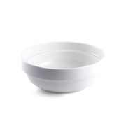 Porceletta Ivory Porcelain Round Stackable Bowl - Al Makaan Store