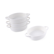 Porceletta Ivory Porcelain Oval Smal Bowl - Al Makaan Store