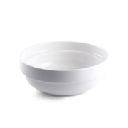 Porceletta Ivory Porcelain Round Stackable Bowl - Al Makaan Store