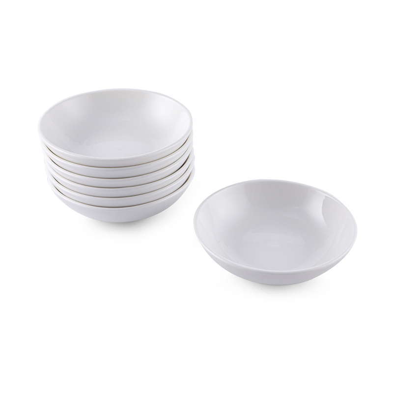 Porceletta Ivory Porcelain Round Mezza Bowl - Al Makaan Store