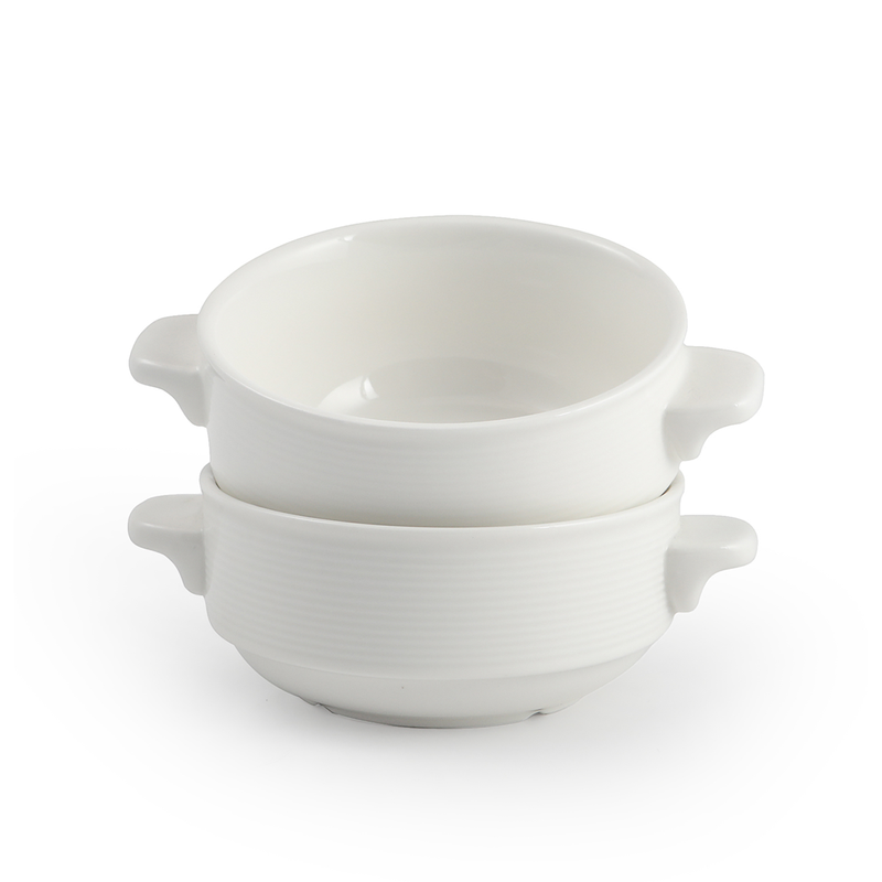 Porceletta Ivory Porcelain Soup Bowl 250 ml - Al Makaan Store