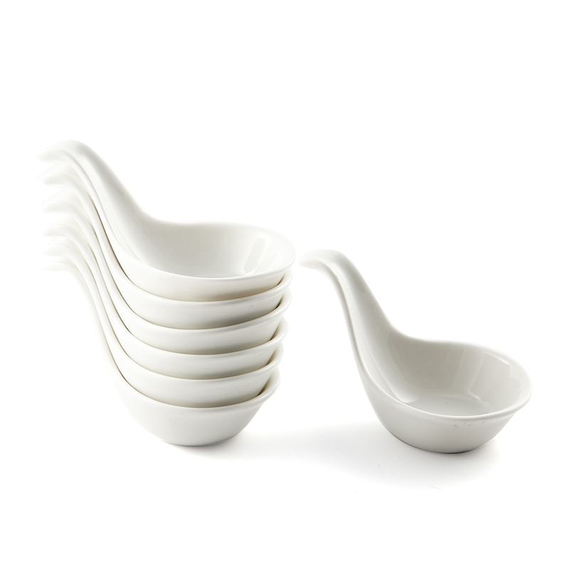 Porceletta Ivory Porcelain Spoon Shape Dish - Al Makaan Store