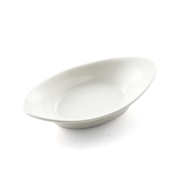 Porceletta Ivory Porcelain Oval Dish - Al Makaan Store