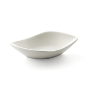 Porceletta Ivory Porcelain Leaf Shape Dish 10 cm - Al Makaan Store