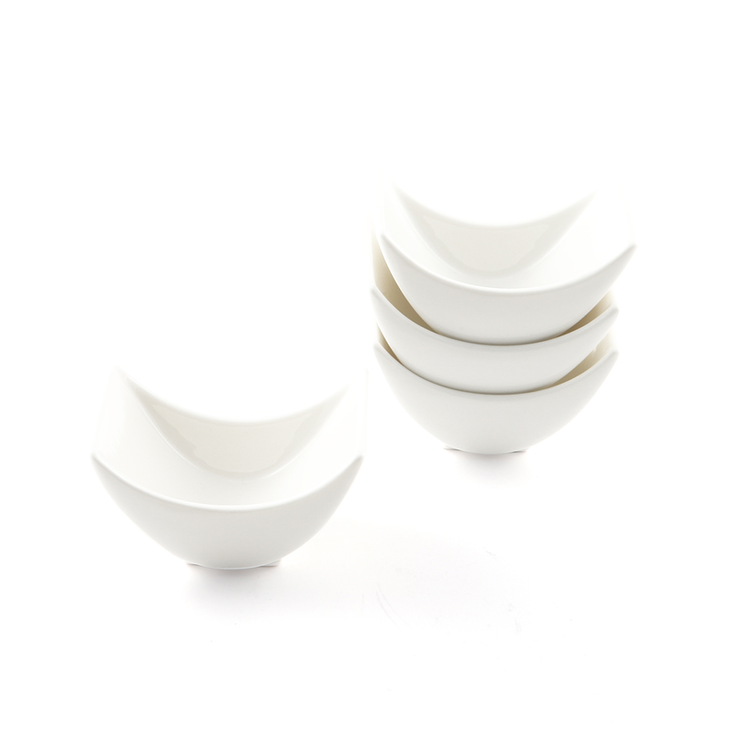 Porceletta Ivory Porcelain Dish 7.5 cm - Al Makaan Store