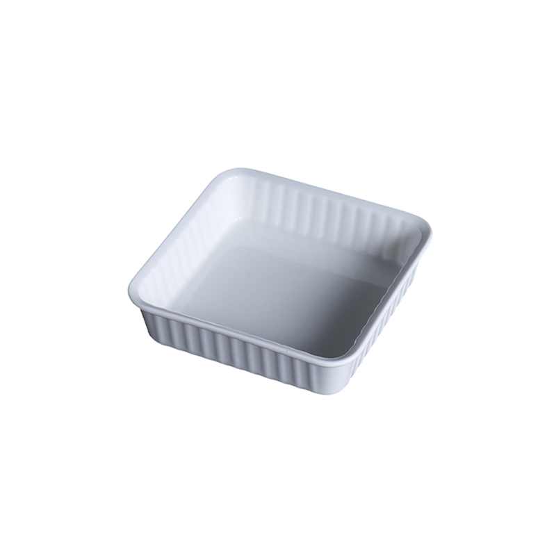 Porceletta Ivory Porcelain Square Baking Dish - Al Makaan Store