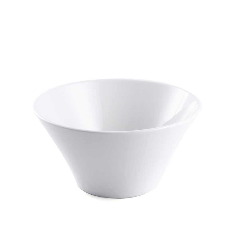 Porceletta Ivory Porcelain Bugle Bowl - Al Makaan Store