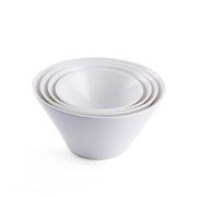 Porceletta Ivory Porcelain Bugle Bowl - Al Makaan Store