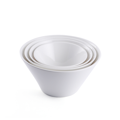 Porceletta Ivory Porcelain Bugle Bowl - Al Makaan Store