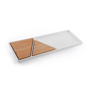 Porceletta Serving Porcelain Plate & Board 36.3 cm - Al Makaan Store