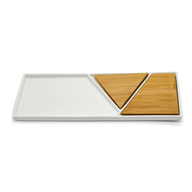 Porceletta Serving Porcelain Plate & Board 36.3 cm - Al Makaan Store
