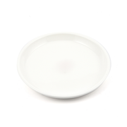 Porceletta Ivory Porcelain Round Flat Plate 9" - Al Makaan Store