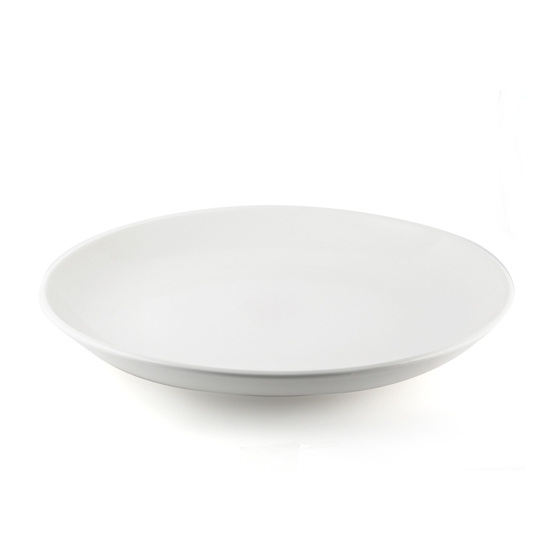 Porceletta Ivory Porcelain Ouzi Round Plate - Al Makaan Store