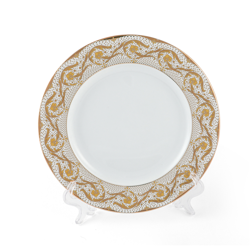 Porceletta 6 Piece Porcelain Dinner VIP Plate Set - Al Makaan Store