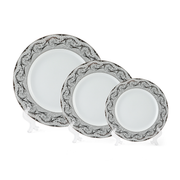 Porceletta 6 Piece Porcelain Dinner VIP Plate Set - Al Makaan Store