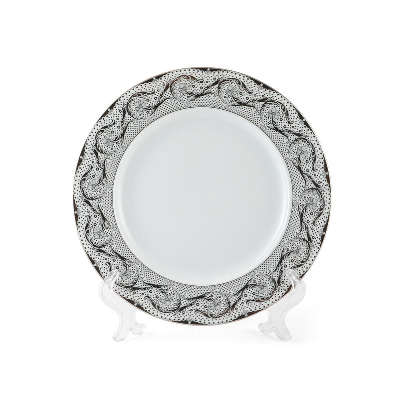Porceletta 6 Piece Porcelain Dinner VIP Plate Set - Al Makaan Store