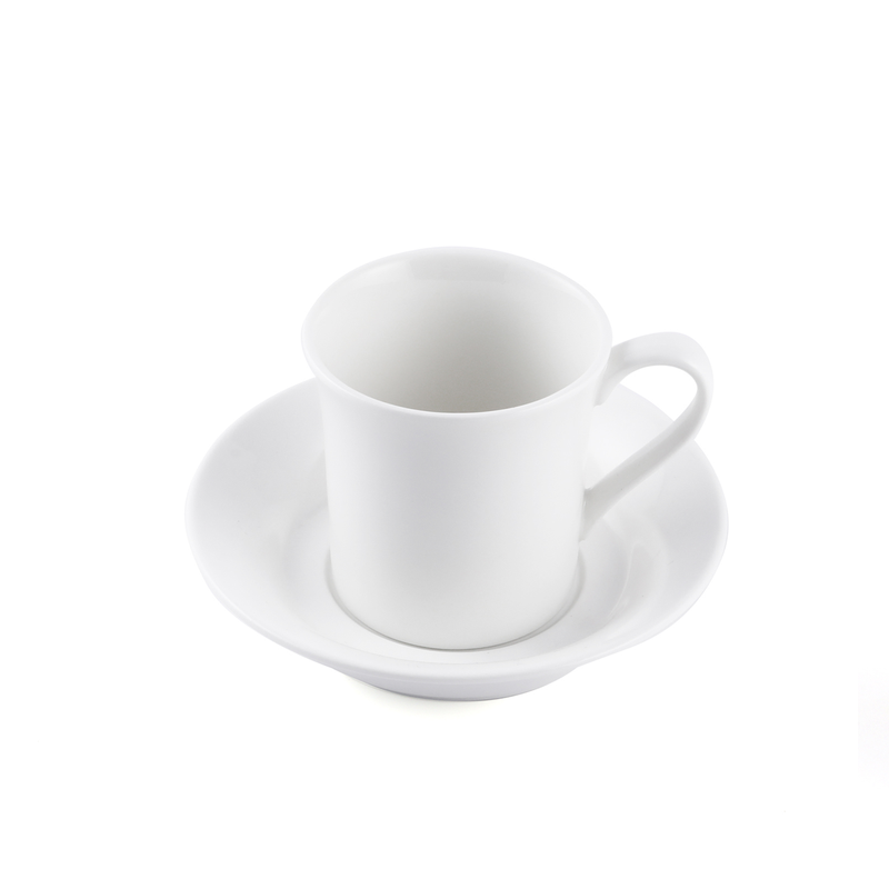 Porceletta Ivory Porcelain Tea & Coffee Cup and Saucer 230 ml - Al Makaan Store