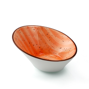 Porceletta Color Glaze Porcelain Boat Bowl 16 cm - Al Makaan Store