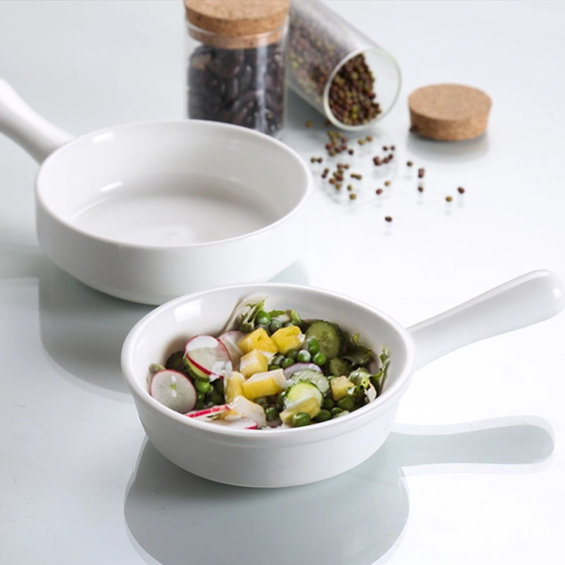 Porceletta Ivory Porcelain Pan 8.5" - Al Makaan Store