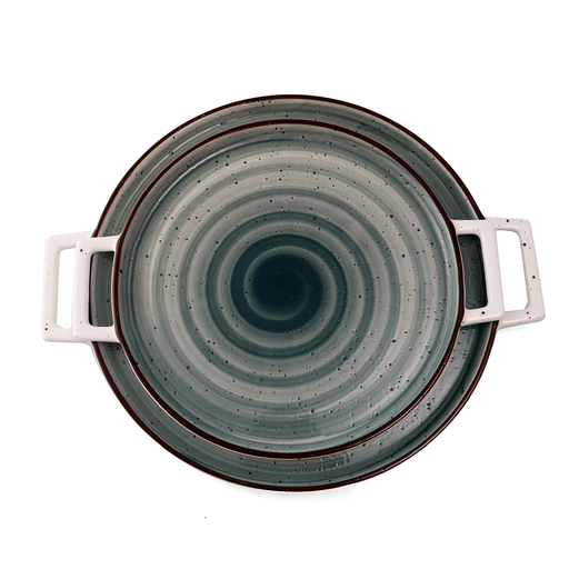Porceletta Color Glaze Porcelain Pizza Plate - Al Makaan Store
