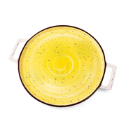 Porceletta Color Glaze Porcelain Pizza Plate - Al Makaan Store