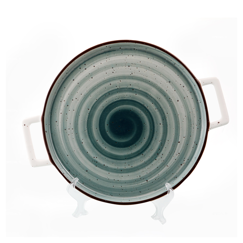 Porceletta Color Glaze Porcelain Pizza Plate - Al Makaan Store