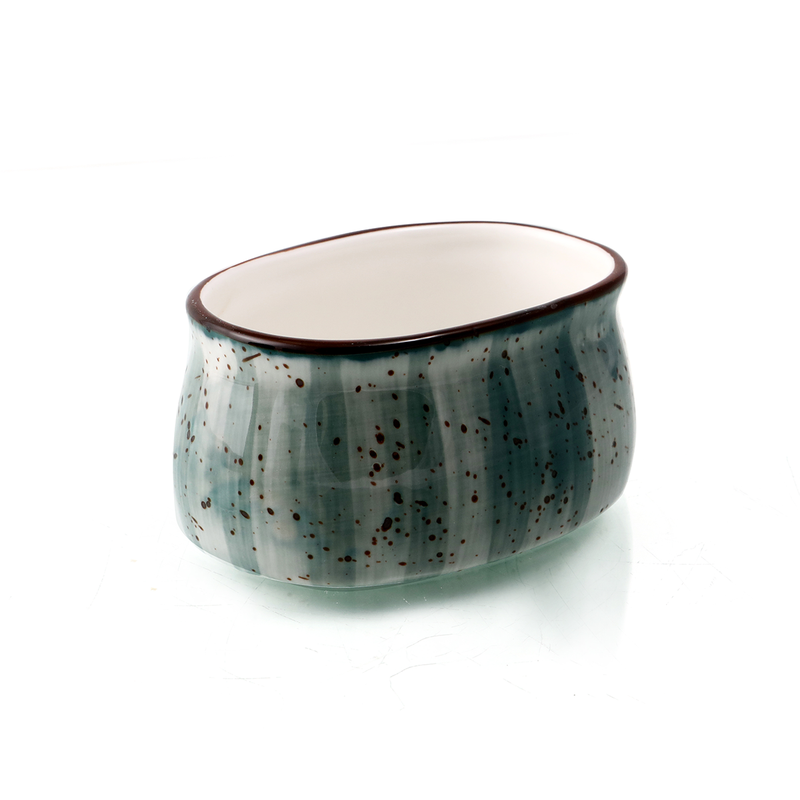 Porceletta Color Glaze Porcelain Sugar Pot - Al Makaan Store