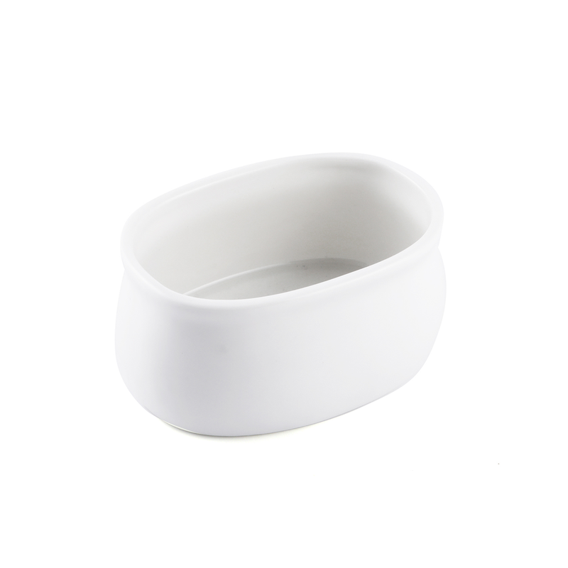 Porceletta Ivory Porcelain Sugar Pot 4" - Al Makaan Store