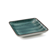 Porceletta Color Glaze Porcelain Square Plate - Al Makaan Store
