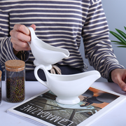 Porceletta Ivory Porcelain Sauce Boat - Al Makaan Store