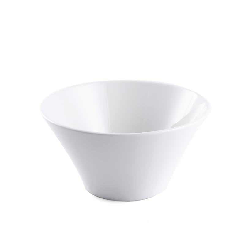 Porceletta Ivory Porcelain Bugle Bowl - Al Makaan Store