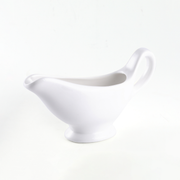 Porceletta Ivory Porcelain Sauce Boat - Al Makaan Store