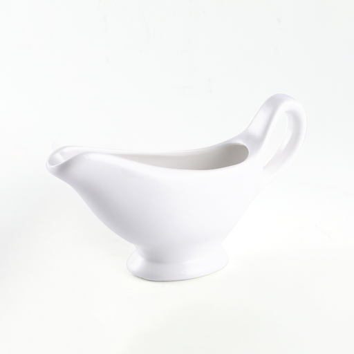 Porceletta Ivory Porcelain Sauce Boat - Al Makaan Store